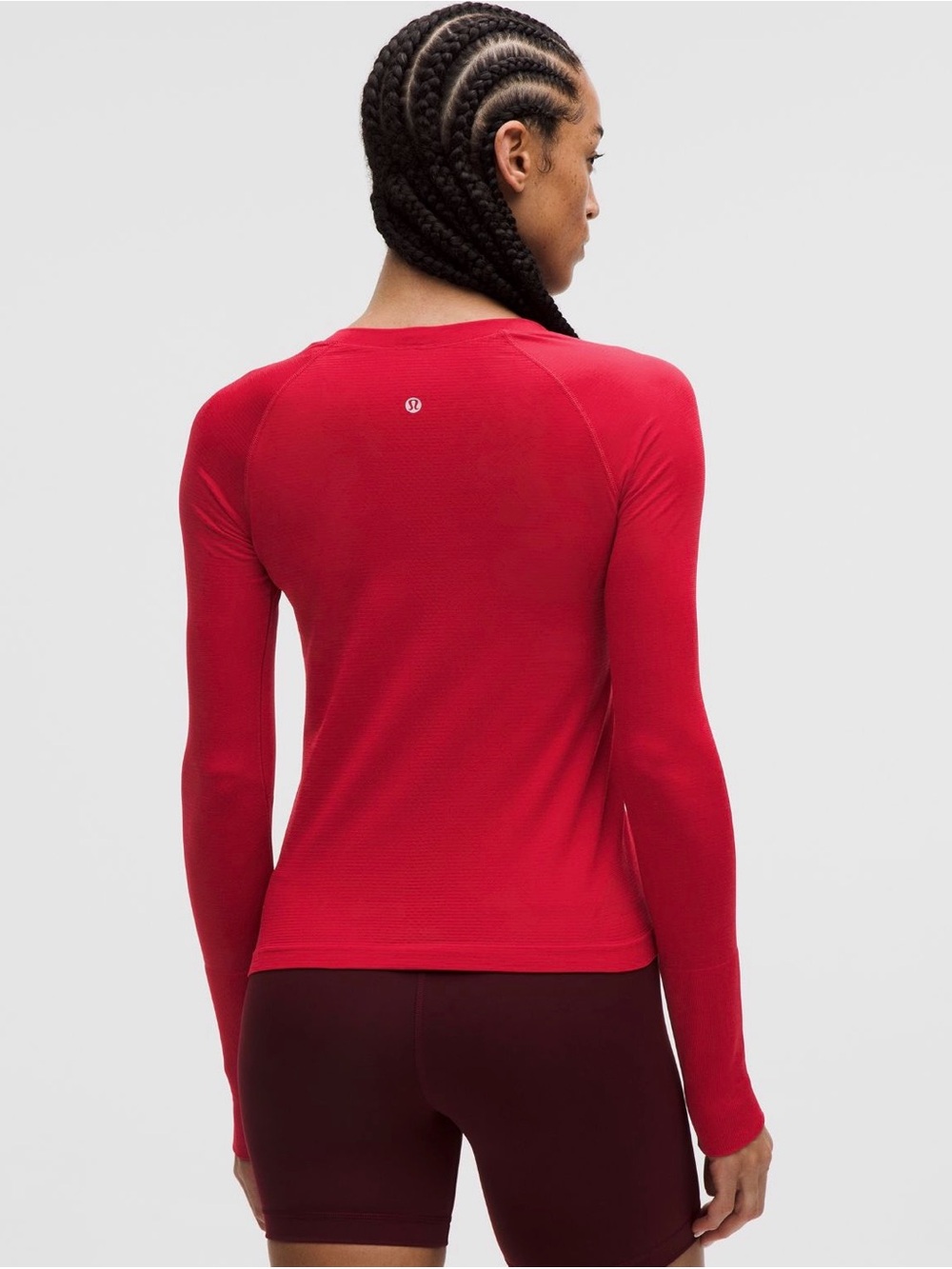 lululemon athletica Women’s Long Sleeve swiftky tech in Red size 10 winter run